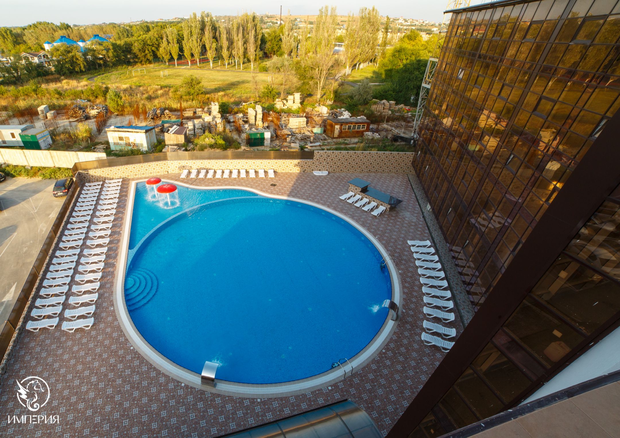 Wasserbau. Отель «Skybridge»